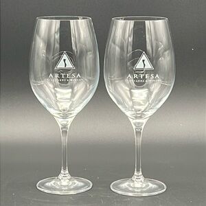Ravenscroft Crystal Red Wine Glasses from Artesa Vineyard in Napa (Set of 2)​